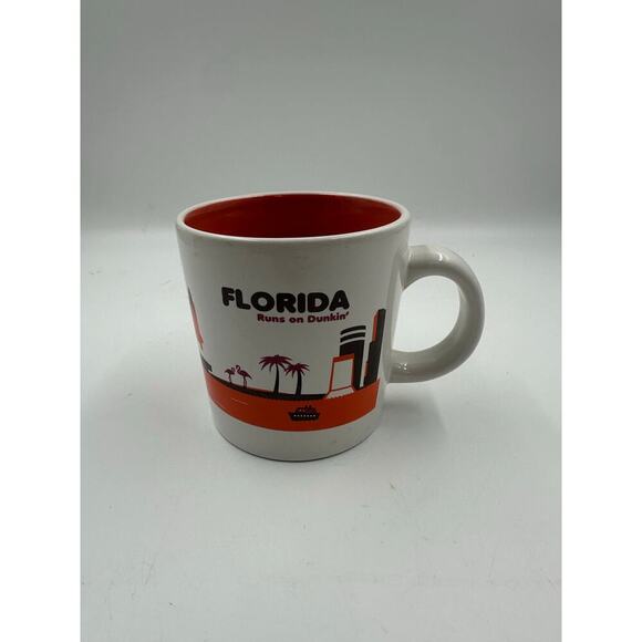 DUNKIN DONUTS COFFEE MUG CUP FLORIDA 2012 Space Shuttle Collector Mug CERAMIC - Picture 1 of 4